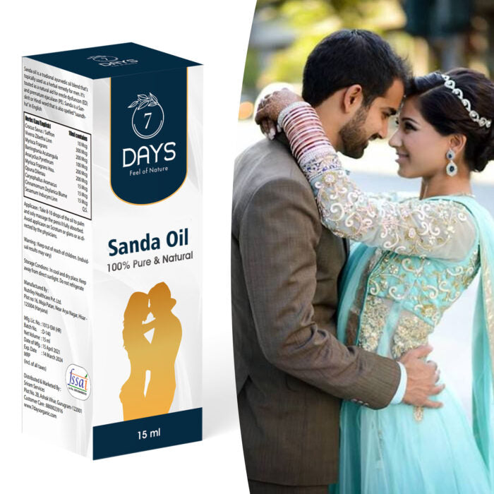 7 Days sanda Oil /  best for Men timing increase oil / Increase Men Power and Stamina