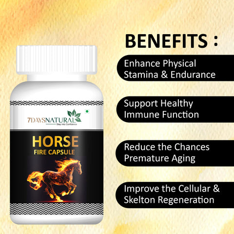 Ayurvedic Himalayan Shilajit 60 Capsule and Horse Power oil combo