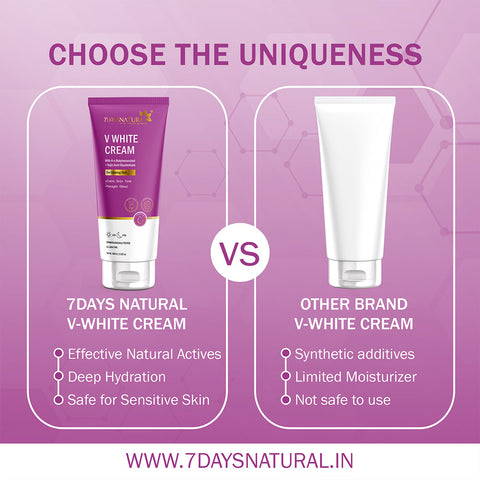 V White Brightening Cream | White Lightening Cream | 7Days Organic