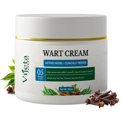 Vijeta Herbal Wart Cream | Salicylic Acid & Tea Tree Skin Care Cream | 50g