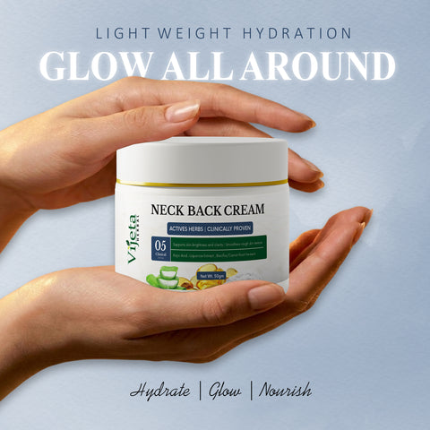 7DAYSNATURAL Neck & Back Cream with Kojic Acid & Liquorice Extract – Skin Brightening & Rough Skin Smoothing Cream, 50g