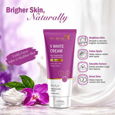 V White Brightening Cream | White Lightening Cream | 7Days Organic