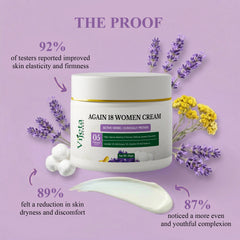 Again 18 Women Cream | Herbal Firming & Moisturizing Cream for Women's Intimate Care | 50g