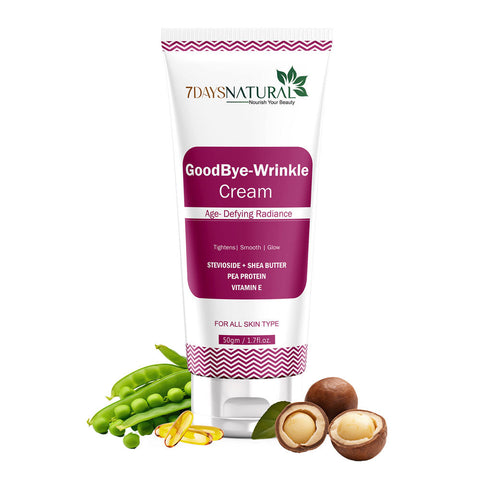 Anti Wrinkle Face Cream - 7Days Organic - Reduce Fine Lines, Wrinkles and Face Aging