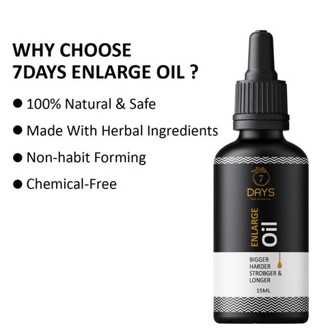 7Days Organic Enlarge Oil For Men (15ml)