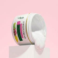 Vijeta Herbal V-White Cream | Hydrating & Skin Texture Cream with 5 Clinical Actives | 50g