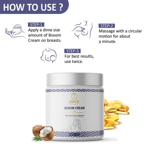 BOSOM Capsule + Bosom Cream for increase breast size naturally breast cream