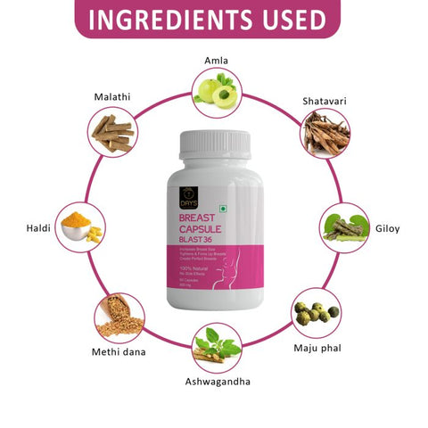 Top Up 36 Best Bossom massage oil CAPSULE for toning Cup Size Increase for women