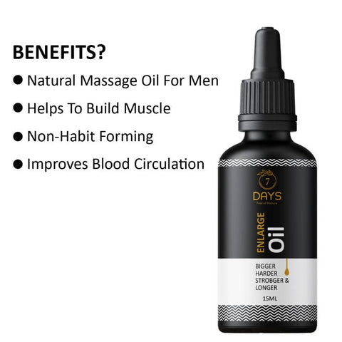 7Days Organic Enlarge Oil For Men (15ml)