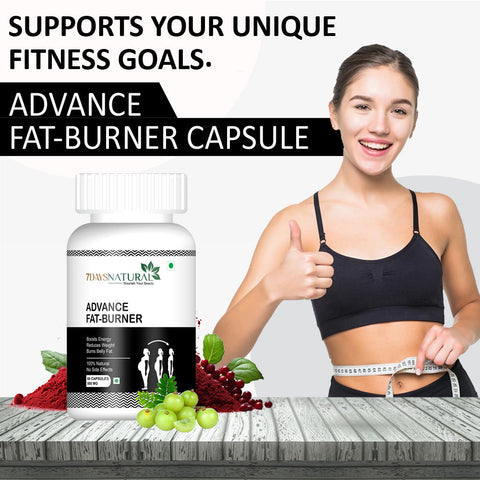 Fat Burner Capsule | Metabolism booster & weight loss supplement Arms, thighs, hips, chin & belly fat burner for Men & Women Reduces cholesterol & sugar levels