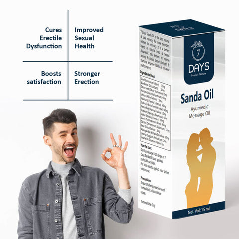 7 Days sanda Oil /  best for Men timing increase oil / Increase Men Power and Stamina