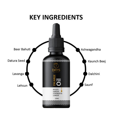 7Days Organic Enlarge Oil For Men (15ml)