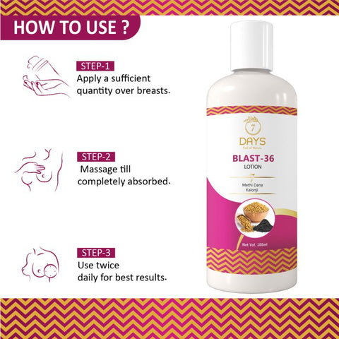 7Days Blast 36 breast cream oil for bigger breast