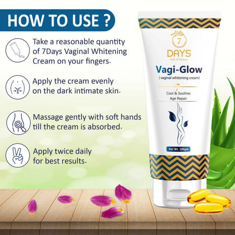 Vagi-glow intimate area whitening cream