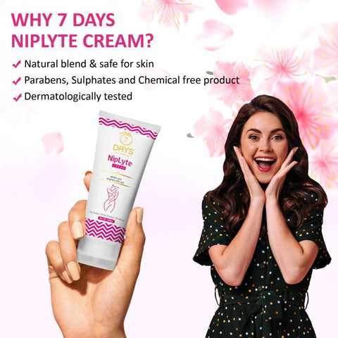 NipLyte Cream for Dry, Dark & Sensitive Nipples | 7Days