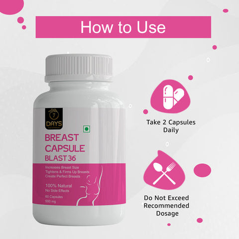 Breast Blast 36 Capsules for Firmness & Shape | 7Days