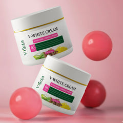 Vijeta Herbal V-White Cream | Hydrating & Skin Texture Cream with 5 Clinical Actives | 50g