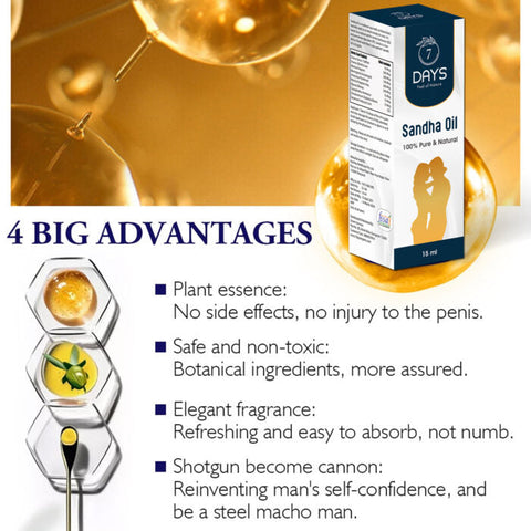 7 Days Sanda Oil / Increase Men Power & Stamina / Sanda oil best for Real Men Power