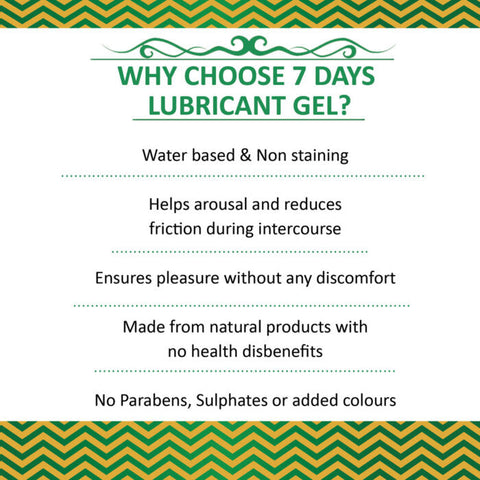 Water-Based Lubricant Gel for Dryness | 7DaysNatural