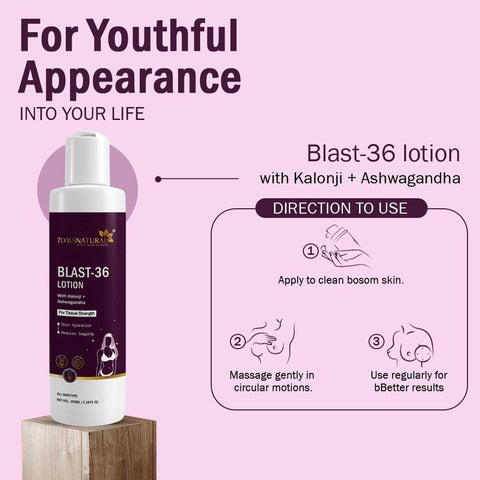 Blast-36 Breast Care Lotion with Kalonji & Ashwagandha | 7DaysNatural