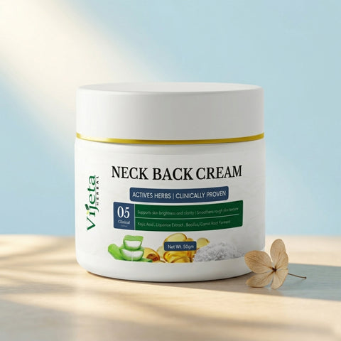 7DAYSNATURAL Neck & Back Cream with Kojic Acid & Liquorice Extract – Skin Brightening & Rough Skin Smoothing Cream, 50g