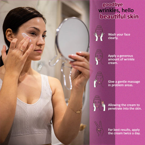 Anti Wrinkle Face Cream - 7Days Organic - Reduce Fine Lines, Wrinkles and Face Aging