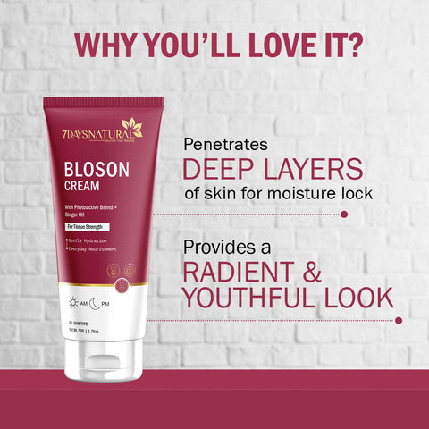 Blosom Cream for Intimate Care & Skin Hydration | 7DaysNatural