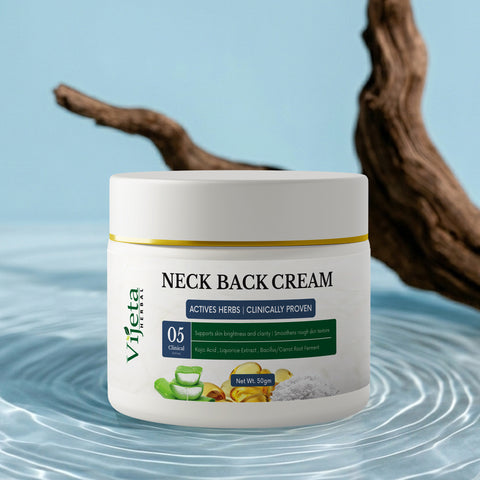 7DAYSNATURAL Neck & Back Cream with Kojic Acid & Liquorice Extract – Skin Brightening & Rough Skin Smoothing Cream, 50g