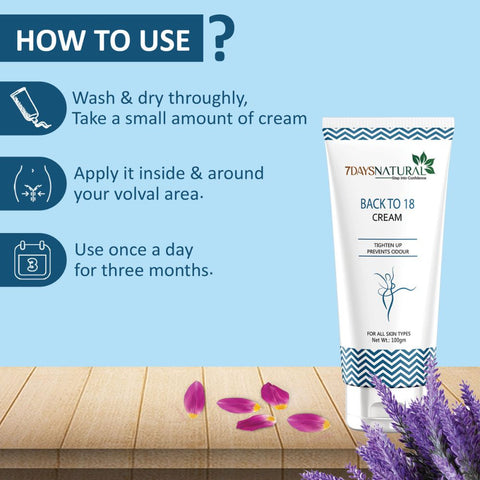 Back To 18 Cream + Women Feeling Capsule | 7DaysNatural
