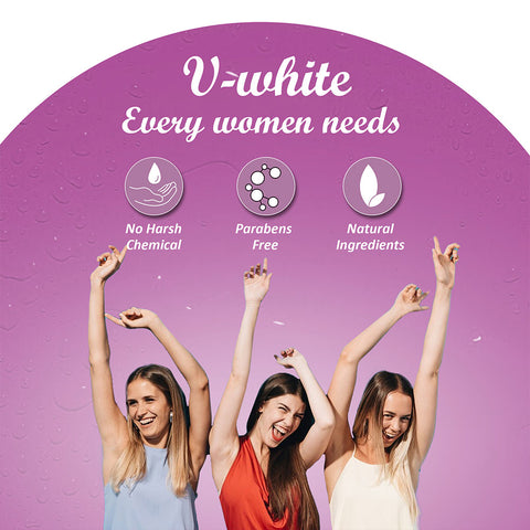 V-White Brightening Cream for Sensitive Areas | 7DaysNatural