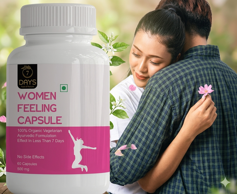 7 Days Women Feeling Capsule – 100% Natural Ayurvedic Formulation (60 Capsules)