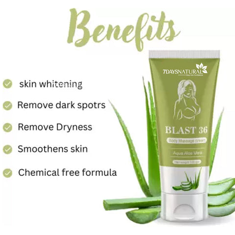 Blast 36 Body Massage Cream | Aloe Vera Body Care | 7DaysNatural