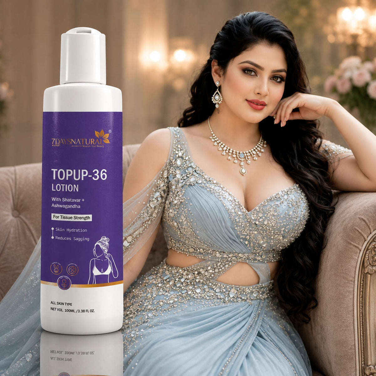 7 Days Top Up oil 36 For Women Toning Oil 100% Natural Body Toner Oil Women
