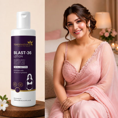 7 Days BLAST 36 Organic Women Breast Cream For Plumping | Firming & Lifting | Tightness | Breast Size Growth Naturally | Create Perfect Breast Shape Organic Niplyte Cream