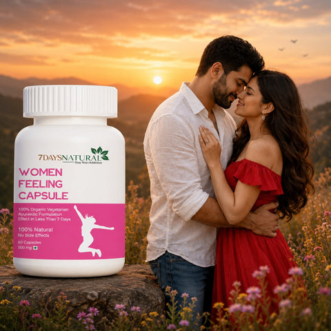 7 Days Women Feeling Capsule – 100% Natural Ayurvedic Formulation (60 Capsules)