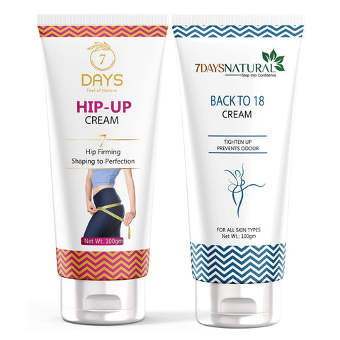 Hip-Up & Body Firming Cream Combo | 7DaysNatural