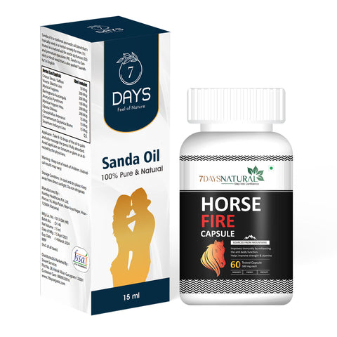 Sanda oil and horse fire capsule for  big size Lcapsule and oil for men