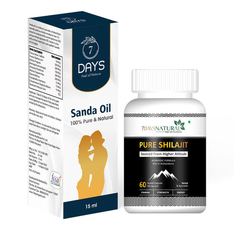 Sanda Oil & Horse Fire Capsules for Men | 7DaysNatural